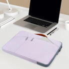 17.3 Inch Laptop Sleeve Case Briefcase Bag for HP 17.3 Laptop, HP Pavilion 17/ Envy 17T/ PROBOOK 17, Dell Inspiron 17, Lenovo ASUS ACER MSI 17.3 Waterpoof Computer Bag -Purple