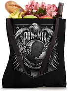 US Military POW MIA You Are Not Forgotten Shield with Eagle Tote Bag