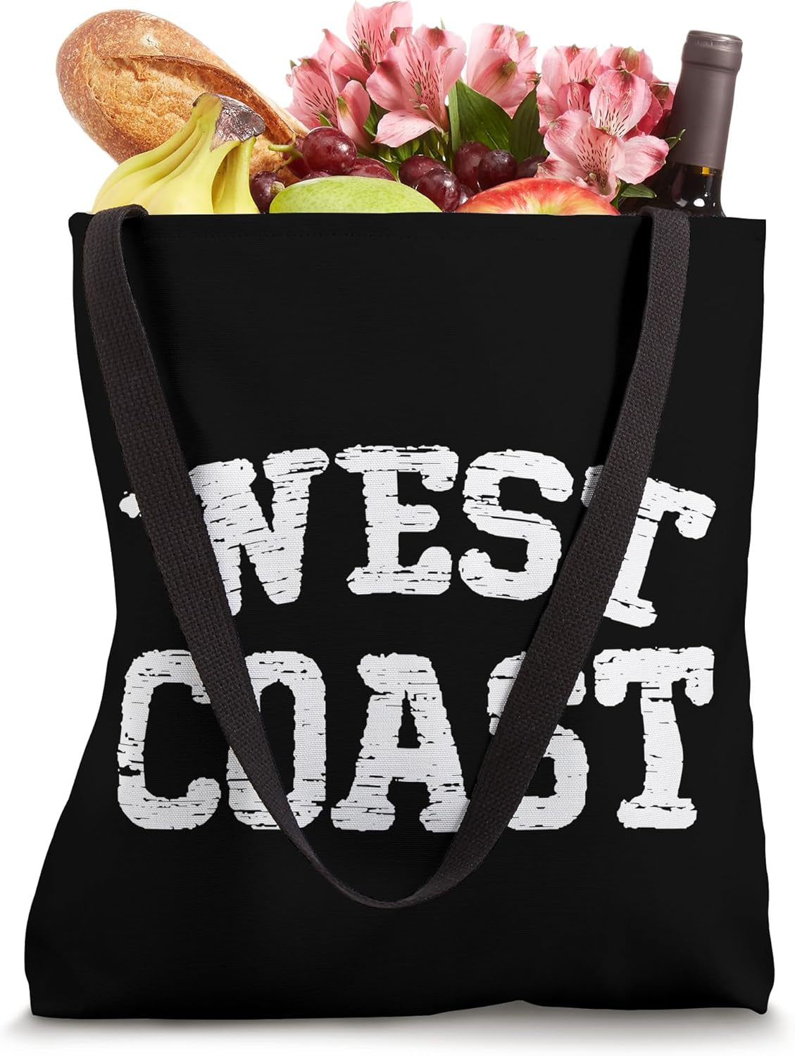 West Coast - Funny Saying Novelty Humor Cool Coastal Elite Tote Bag