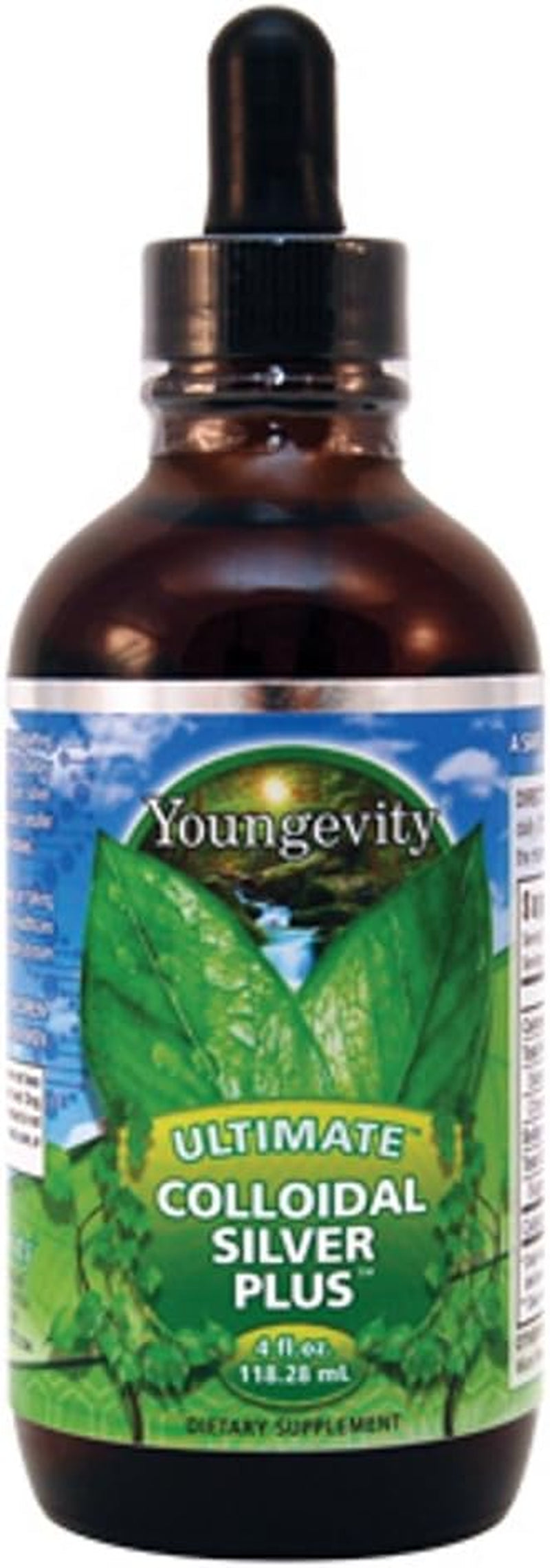 Youngevity Ultimate Colloidal Silver – 5 Ppm Pure Immune Support Supplement – Natural Immune Defense with Micro-Fine Silver Particles – Vegan, Preservative-Free – 4 Fl Oz Dropper Bottle