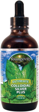 Youngevity Ultimate Colloidal Silver – 5 Ppm Pure Immune Support Supplement – Natural Immune Defense with Micro-Fine Silver Particles – Vegan, Preservative-Free – 4 Fl Oz Dropper Bottle