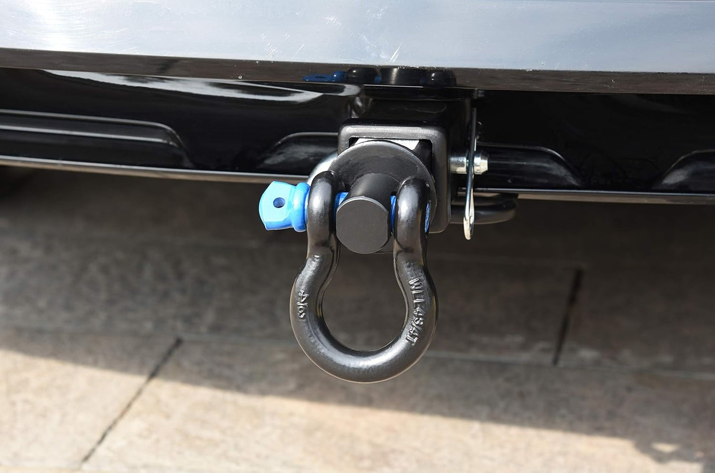 TOPTOW Trailer Recovery Shackle Tow Hitch (Capacity 4,536 Kg) Fits for 50.8 Mm R