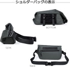 FSD.WG Cross-Body Bag Shoulder Bag Sling Backpack and Crossbody Bags for Men Fit 12" Ipad Casual Daypack