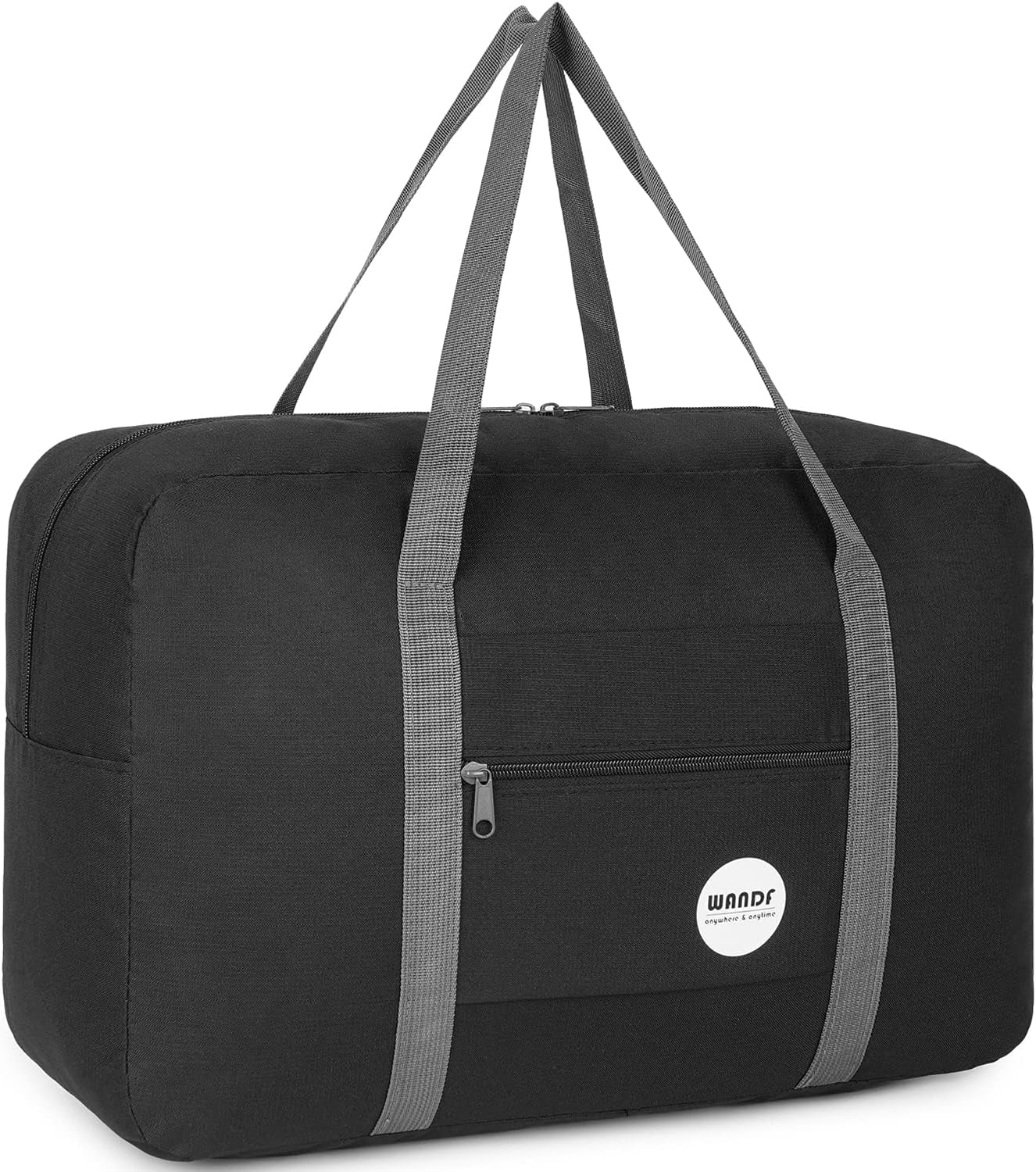 WANDF for Spirit Airlines Personal Item Bag 18X14X8 Travel Duffel Bag Underseat Foldable Carry-On Luggage for Women