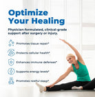 Vitamedica | Clinical Support Formula | Promotes Collagen & Wound Healing | Vitamin C, D, & a to Support Healthy Immune Function | Zinc + Selenium | Vitamin B | Multivitamin for Women & Men