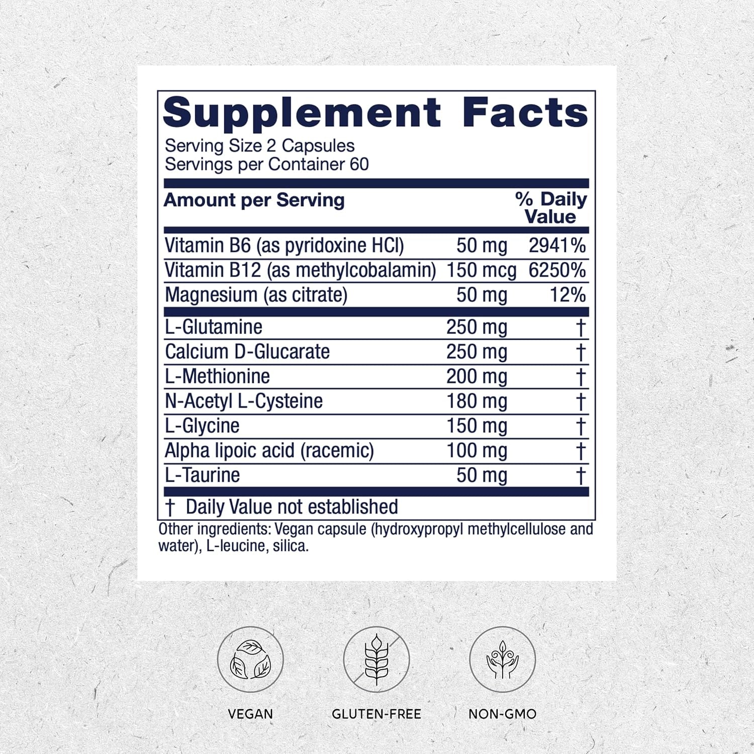 Vitanica Endocrine Disruptor Relief, Liver Detox Cleanse Support, Dr. Formulated Liver Support Supplement with Calcium D-Glucarate, ALA, NAC, L-Glycine & More, Vegan, 120 Capsules
