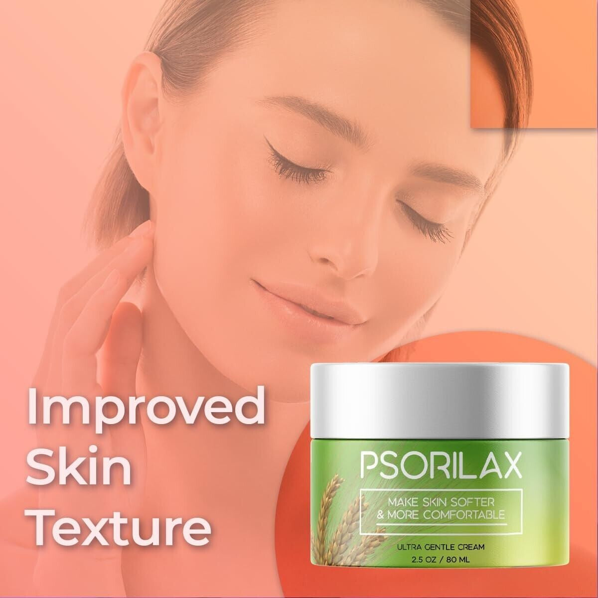 (1 Pack) Psorilax Anti-Aging Cream, Anti-Wrinkle & Moisturizing Skin Cream 2.5Oz