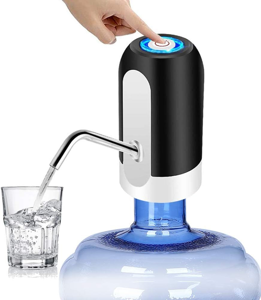 Water Bottle Pump 5 Gallon Water Bottle Dispenser USB Charging Automatic Drinking Water Pump Portable Electric Water Dispenser Water Bottle Switch