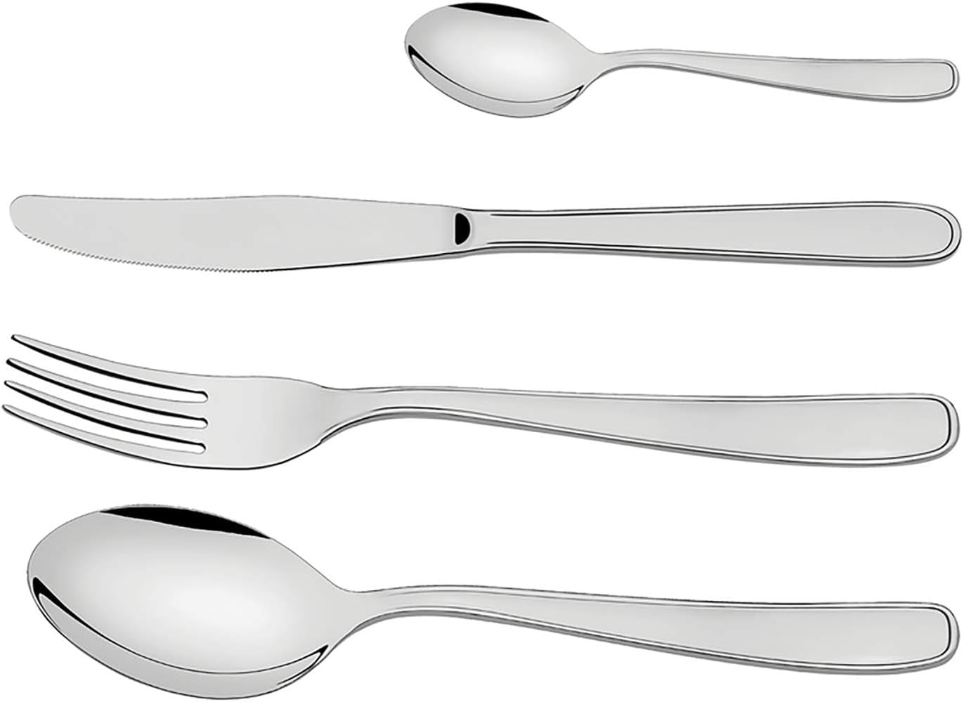 Tramontina 63902/027 Table Fork, Malaysia, 7.5 Inches (19 Cm), 18-10 Stainless Steel, Made in Brazil