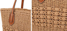 Women'S Straw Hobo Bag Woven Shoulder Bag Large Tote Purse Summer Beach Handbag Handmade Top Handle Satchel Travel