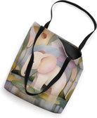 Whimsical Baby Elephant in Soft Jungle Flowers Lily Pads Tote Bag