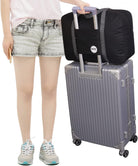 WANDF for Spirit Airlines Personal Item Bag 18X14X8 Travel Duffel Bag Underseat Foldable Carry-On Luggage for Women