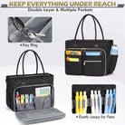 15.6" Women'S Laptop Tote Bag for Teachers & Nurses - Insulated Pocket Professional Work Bag - Messenger Briefcase for Office, College & Nursing