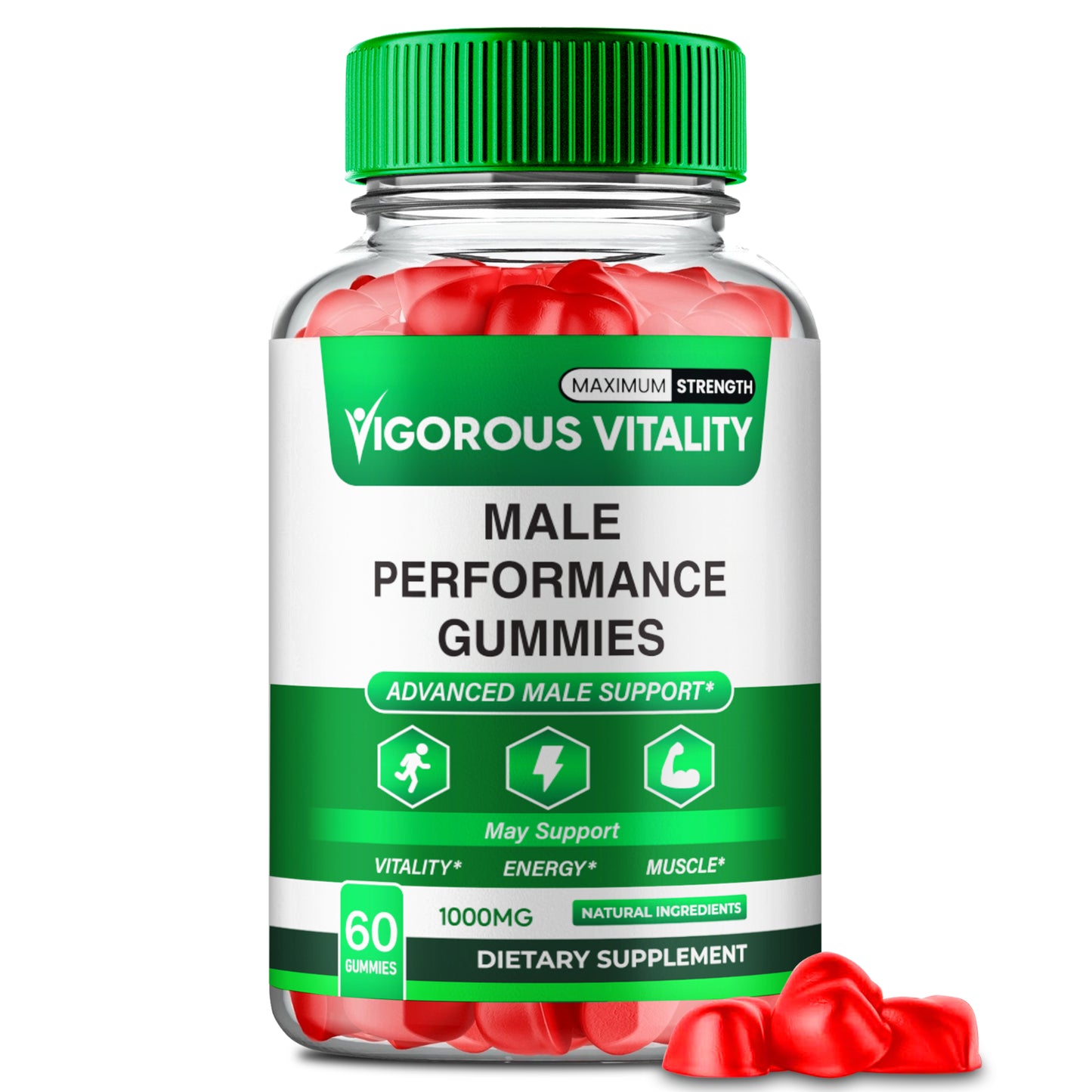 Vigorous Vitality Keto ACV Gummies to Support Weight Loss and Wellness 60Ct