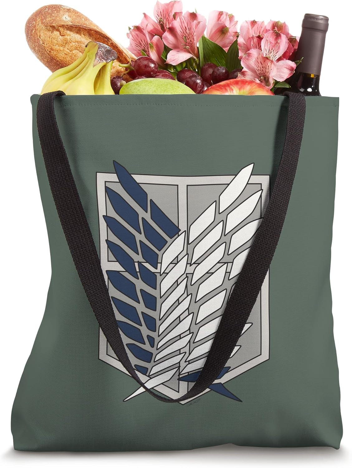 Attack on Titan Season 4 Scout Regiment Shield Tote Bag