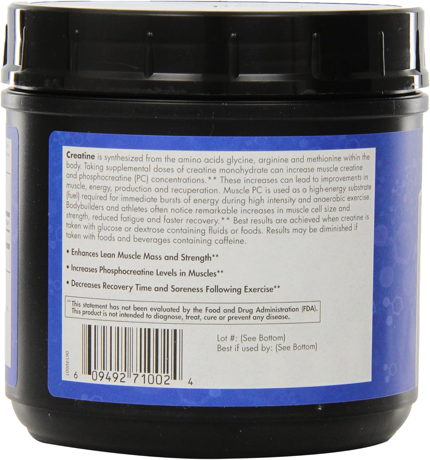 MRM Creatine Monohydrate 500, 1.1-Pound Plastic Jars (Pack of 6)