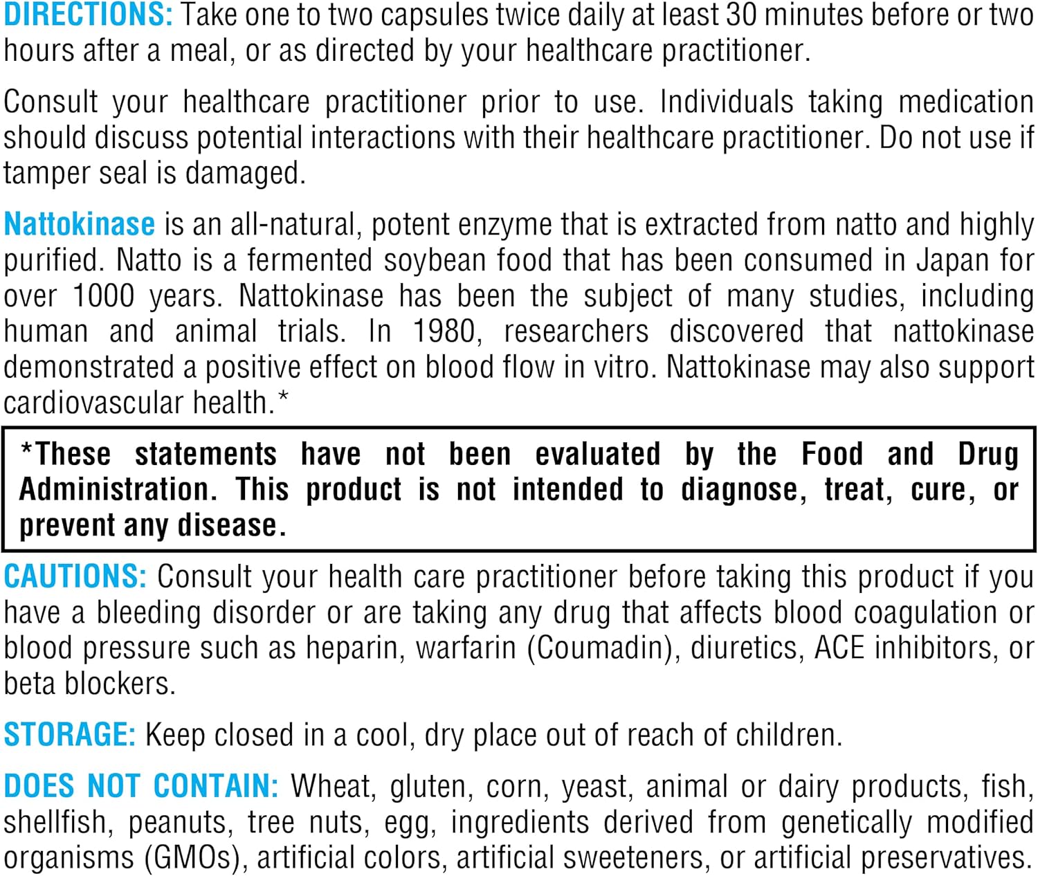 XYMOGEN Nattokinase - Nattokinase 2000 FU Blood Pressure Supplements - Heart Health, Circulation & Blood Pressure Support - Gluten Free, Vegan, Non GMO (60 Capsules)