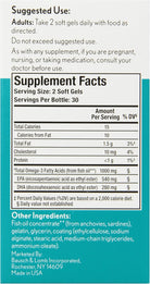 Ocuvite Healthy Tears Formula Vitamin & Mineral Supplement Softgels, 60 Count Bottle