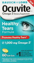 Ocuvite Healthy Tears Formula Vitamin & Mineral Supplement Softgels, 60 Count Bottle