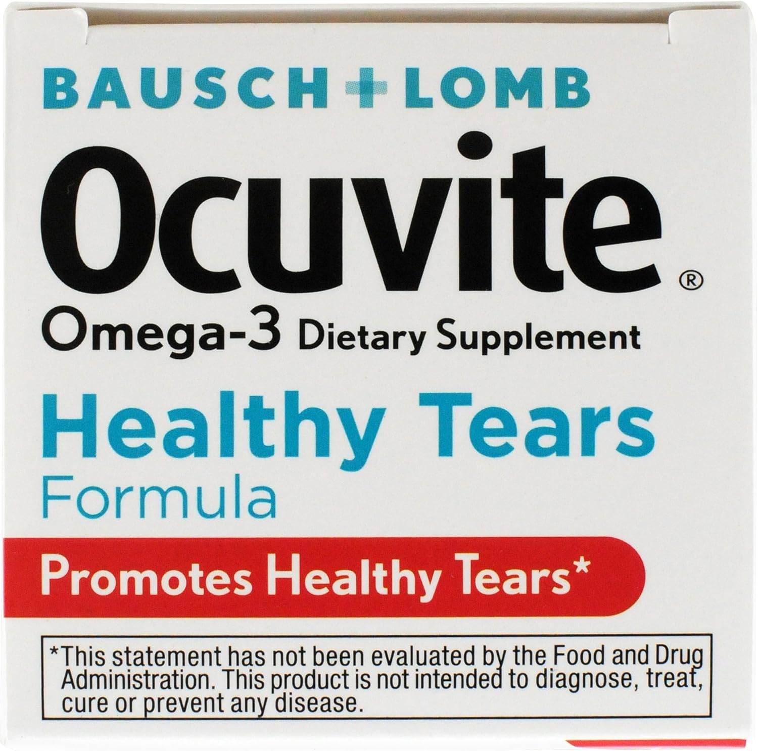 Ocuvite Healthy Tears Formula Vitamin & Mineral Supplement Softgels, 60 Count Bottle