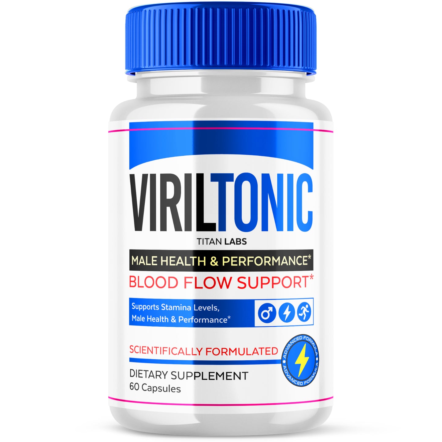 Viriltonic for Male, Viril Tonic Advanced Formula Men Support (60 Capsules)