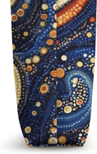 Vibrant Circular Motifs Inspired by Aboriginal Art Tote Bag