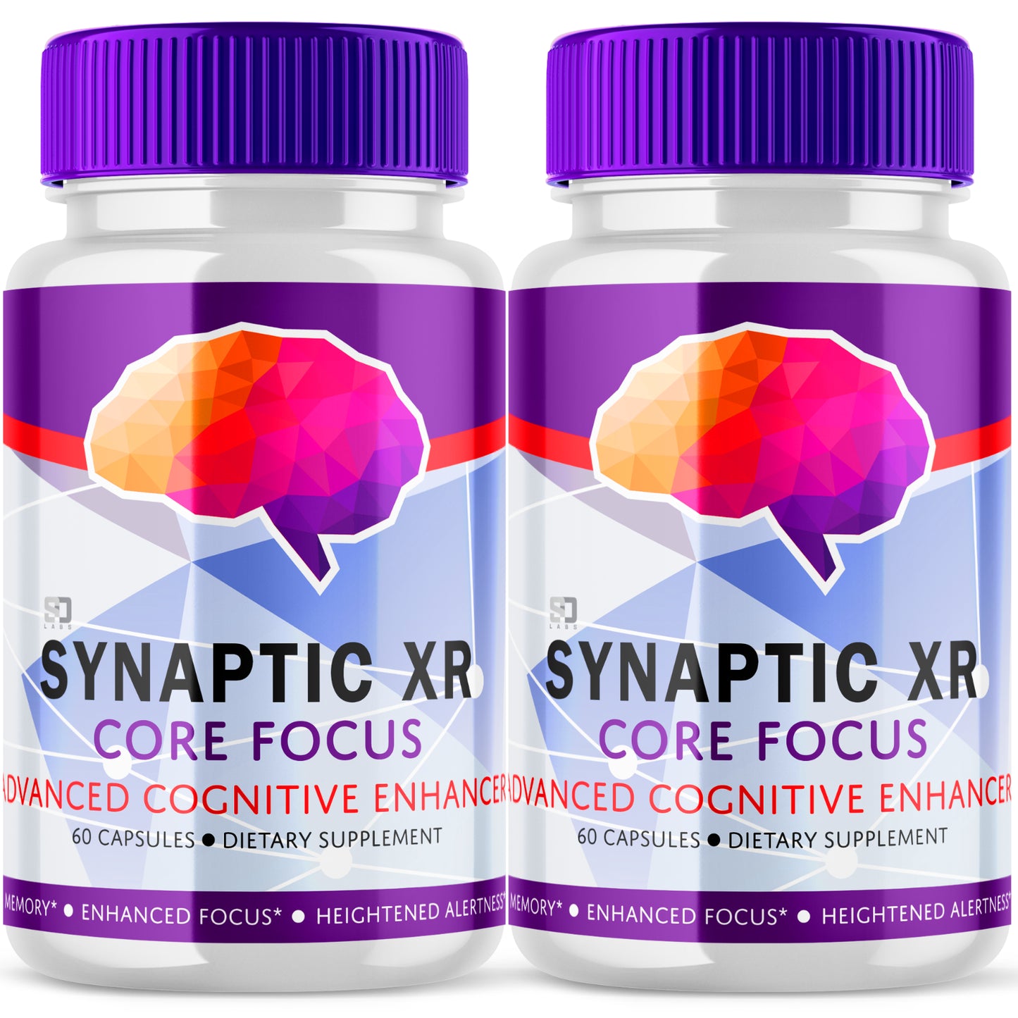 Synaptic XR Pills - Enhances Mental Clarity and Concentration (2 Pack)