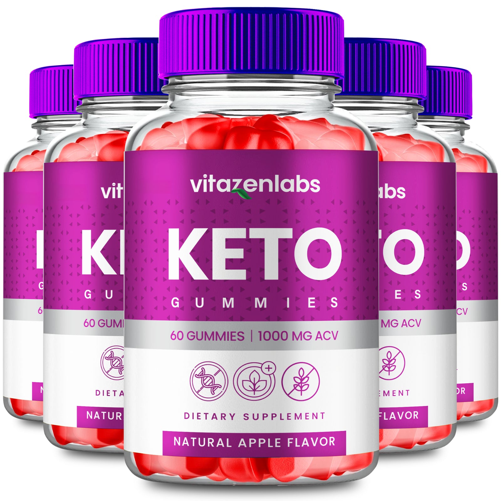 Vitazen Keto ACV Gummies, Official Max Strength Keto ACV Gummies (300 Gummies)