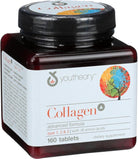 Youtheory Collagen - Type 1 and 2 and 3 - Advanced Formula - 160 Tablets