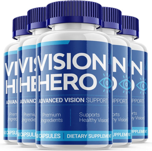 Vision Hero Pills- Vision Hero for Eye, Vision Health Supplement OFFICIAL -5Pack