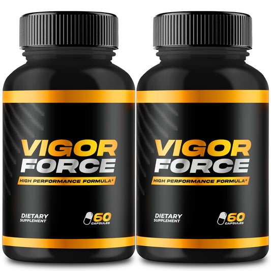 Vigor Force Pills 4 ED 120 Caps BIGD Vigor Force Supplement Capsules (2 Bottles)