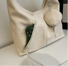 2 Pcs Slouchy Crescent Hobo Bags Women Trendy Crossbody Purse Satchels Shoulder Bag Cute Top-Handle Tote Handbag 2025