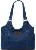 Denim Tote Bag Large Capacity Jean Purses for Women Handbags Soft Shoulder Ladies Purses 2025