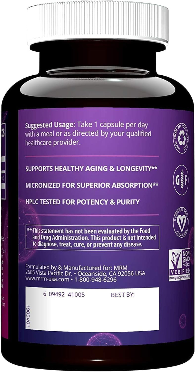 MRM Nutrition DHEA 50Mg | Healthy Aging | Micronized for Absorption | Memory + Mood | HPLC Tested for Purity + Potency | Gluten-Free + Vegan + Non GMO | 90 Servings
