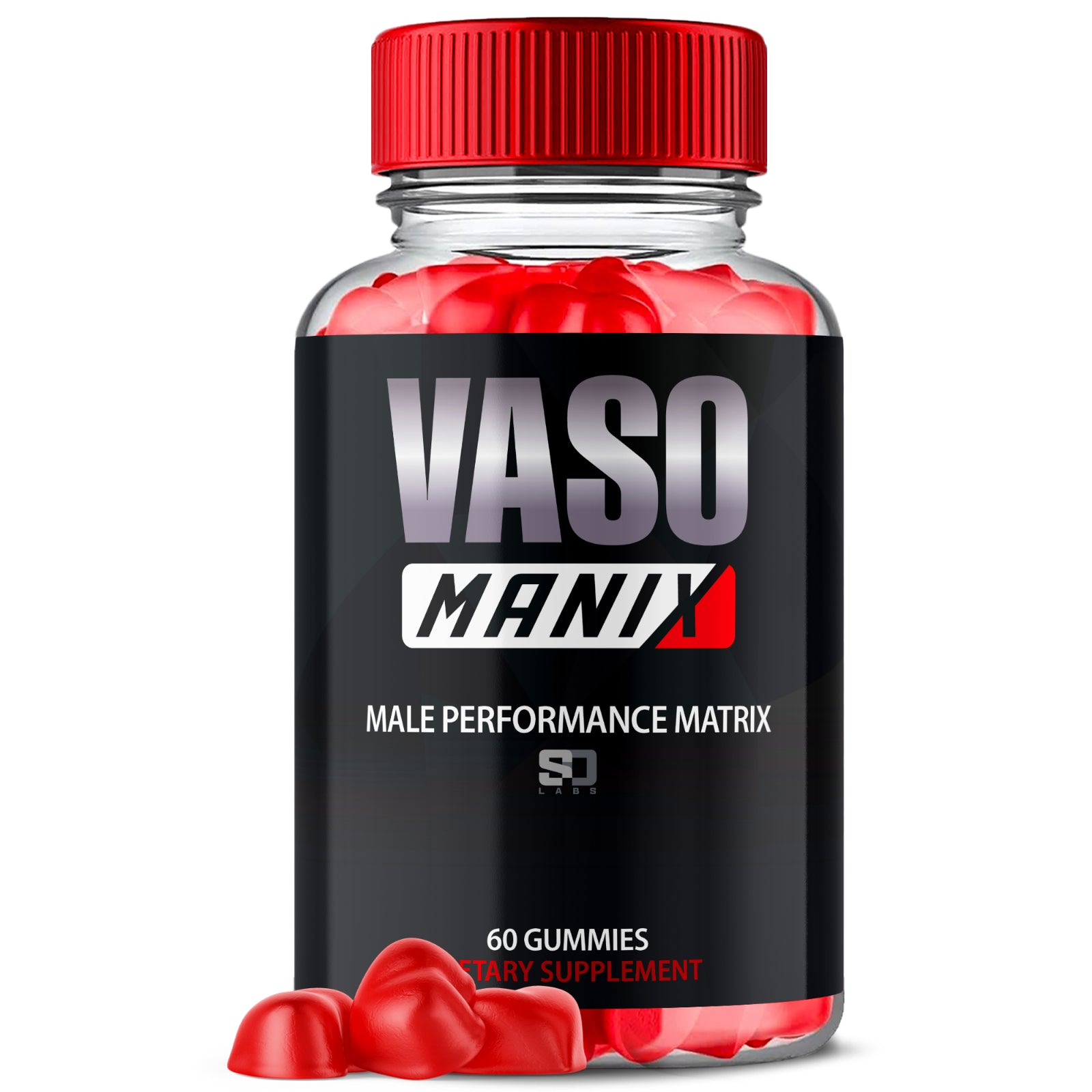 Vaso Manix - Support Energy, Vitality and Overall Wellness 60 Gummies