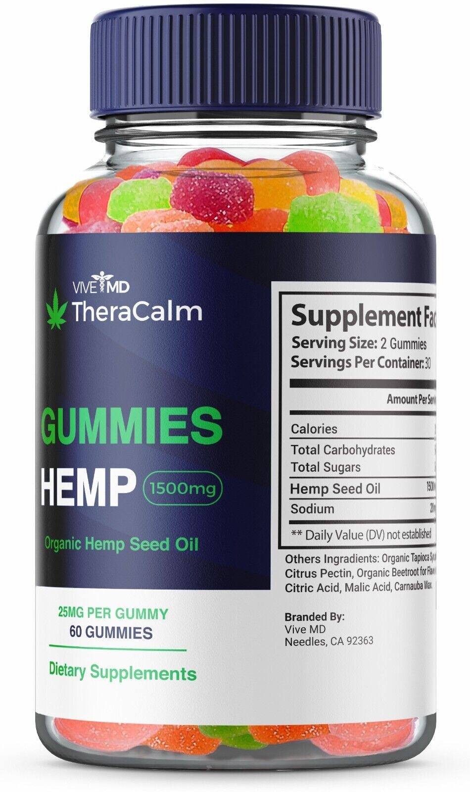 Theracalm Gummies for Maximum Strength - Official Formula (1 Pack)