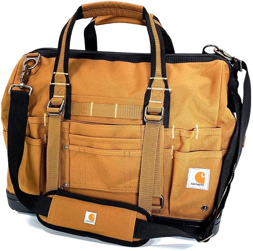 Carhartt 18" Molded Base Heavyweight Tool Bag Carhartt Brown One Size