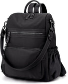 UTO Women Backpack Purse Leather Vegan Ladies Fashion Designer Rucksack Convertible Travel Shoulder Bag with Tassel