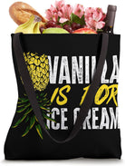 Upside down Pineapple Funny Swinger Vanilla Is for Ice Cream Tote Bag