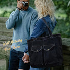 Women'S Stylish Large Denim Crossbody Messenger Bag for Woman Spacious Jean Shoulder Purse Tote Hobo Bag