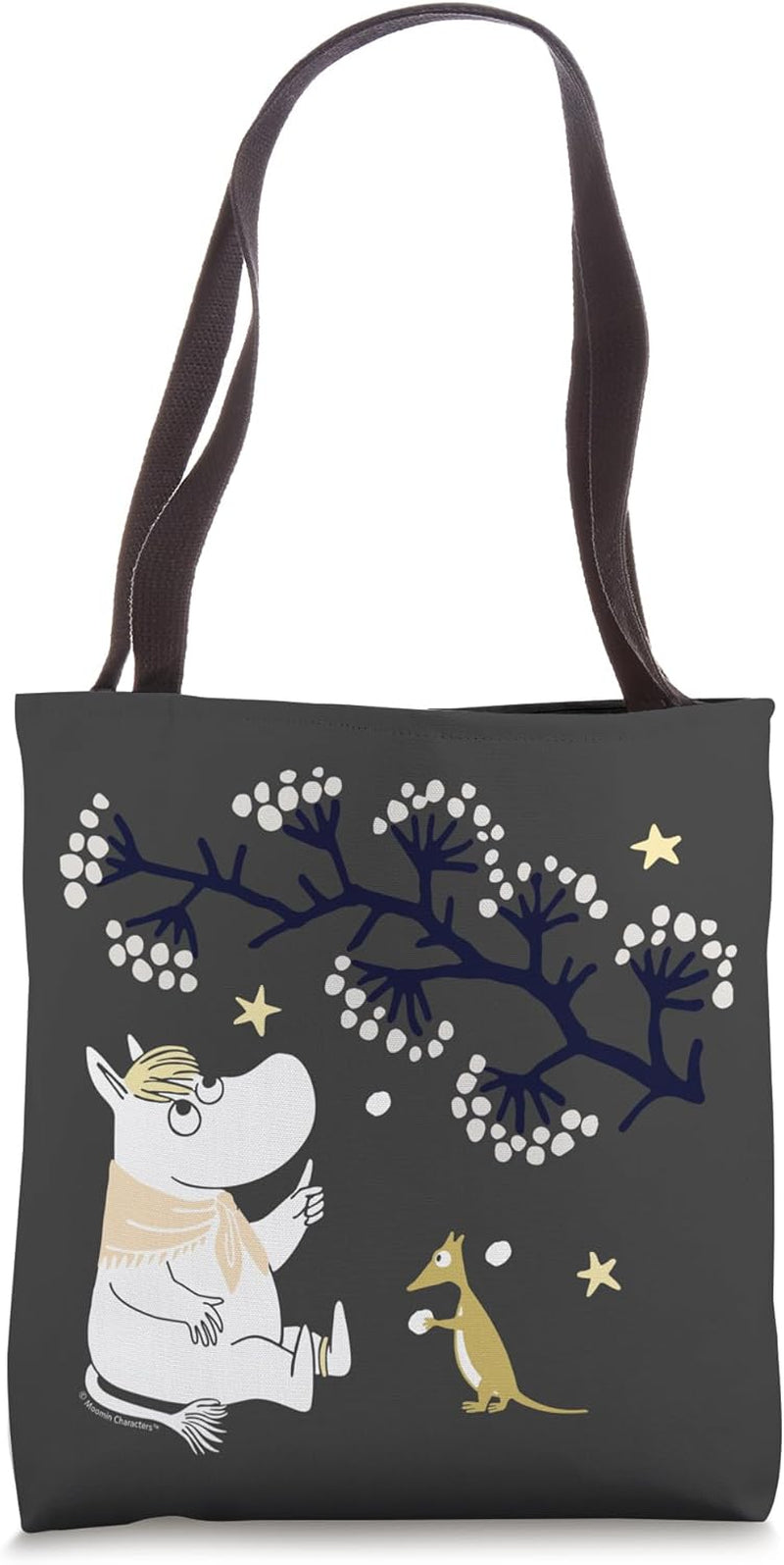 Winter Snorkmaiden Watching the Snow Tote Bag
