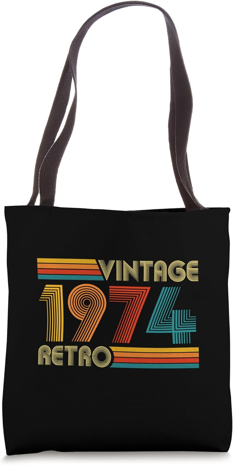 51Th Birthday Gift 51 Years Old Men Women Retro Vintage 1974 Tote Bag