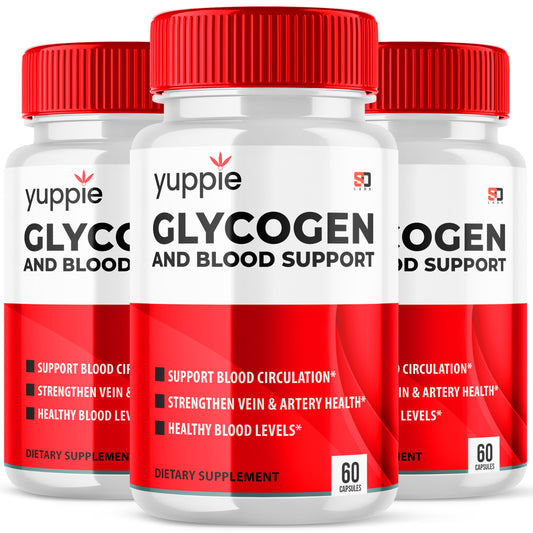 Yuppie Glycogen – Support for Healthy Blood Circulation and Levels (3 Pack)