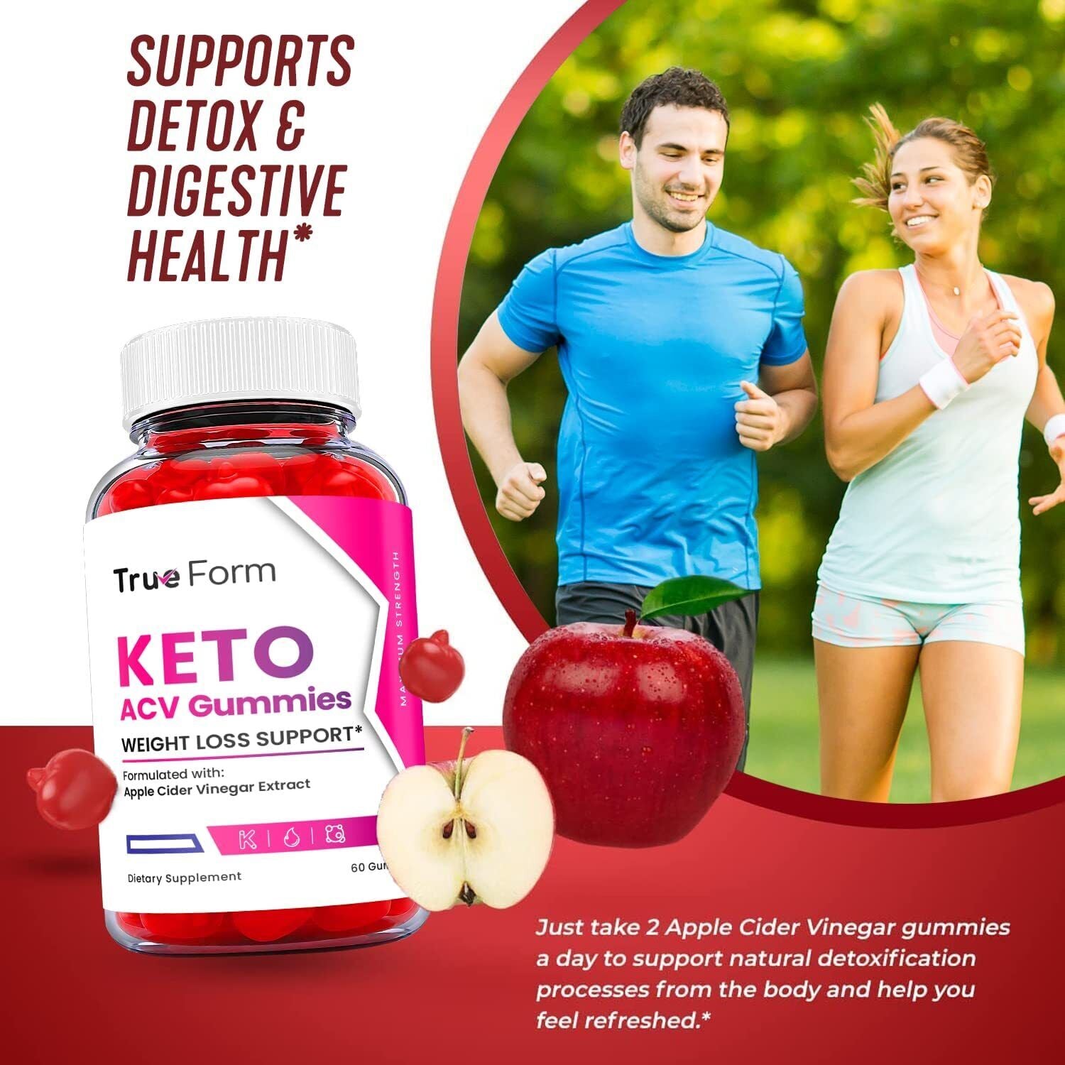 True Form Keto ACV Gummies - True Form Keto Gummys Weight Loss OFFICIAL (5 Pack)