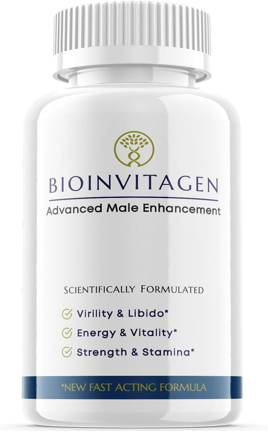 (1 Pack) Bioinvitagen Pills - Male Vitality Support Supplement - 60 Capsules