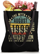 26Th Birthday Gifts Vintage August 1999 26 Years Old for Men Tote Bag