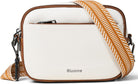 Bluome 4 Zips Crossbody Bags Purses Handbags for Women Small Pu Leather Shoulder Cross Body Travel Bag for Woman Guitar Strap