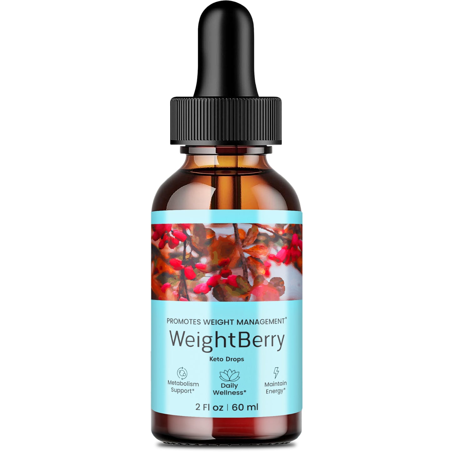 (1 Pack) Weightberry Keto Support Liquid Drops for Weight Loss Keto Drops