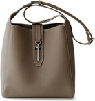 Trendy Bucket Bags for Women 2025, Vegan Leather Crossbody Elegant Retro Large Capacity Adjustable Shoulder Strap